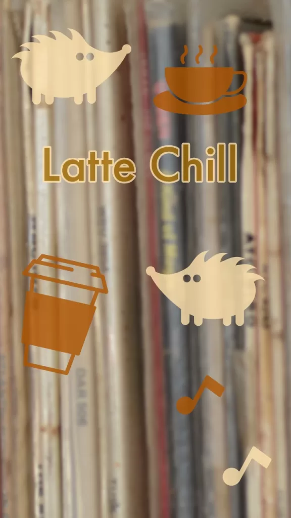 Latte Chill vinyl koala sampler skin