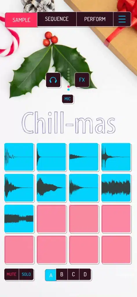 koala sampler skin xmas 2023 in app screenshot